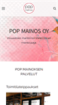 Mobile Screenshot of popmainos.fi